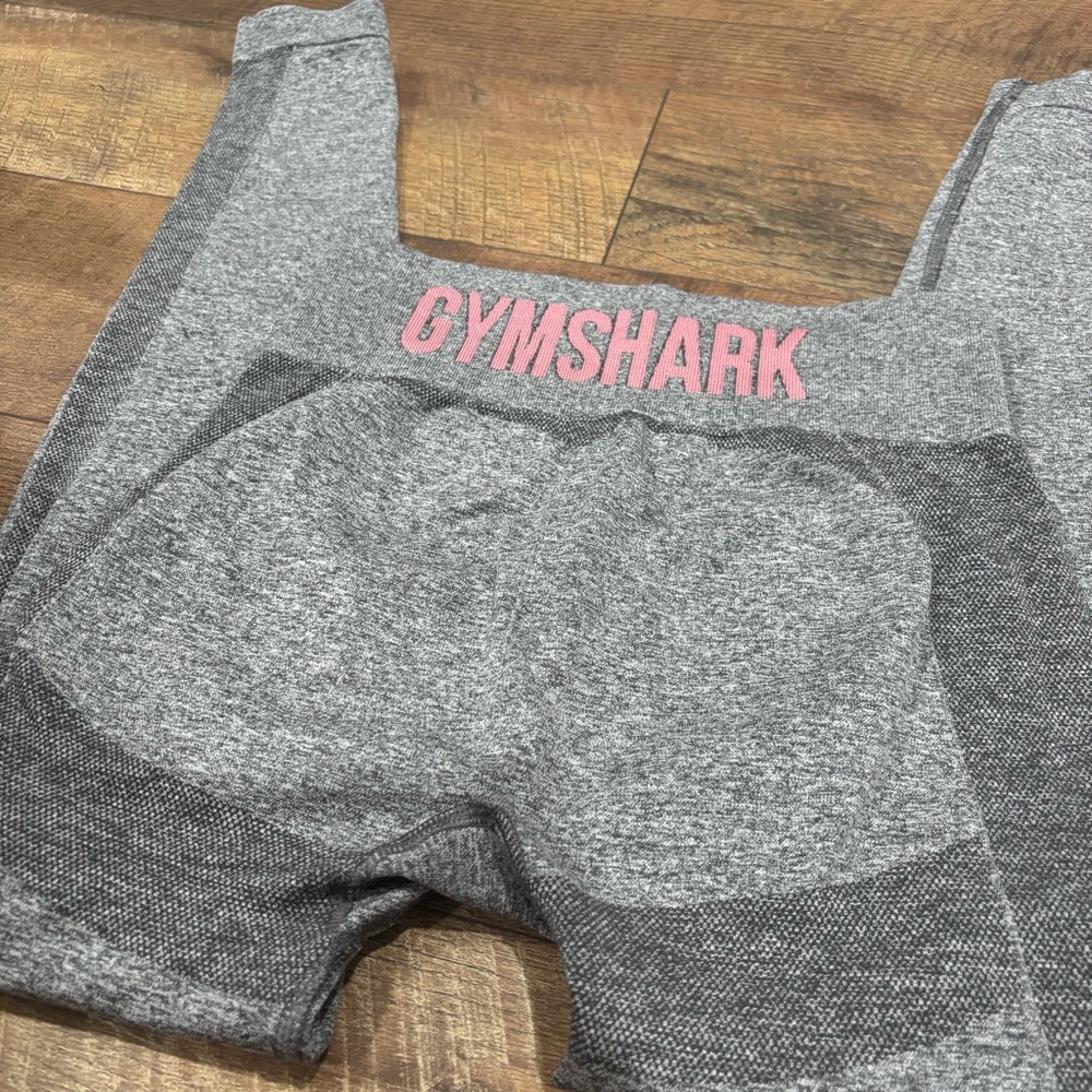Gray and Pink Gymshark Leggings